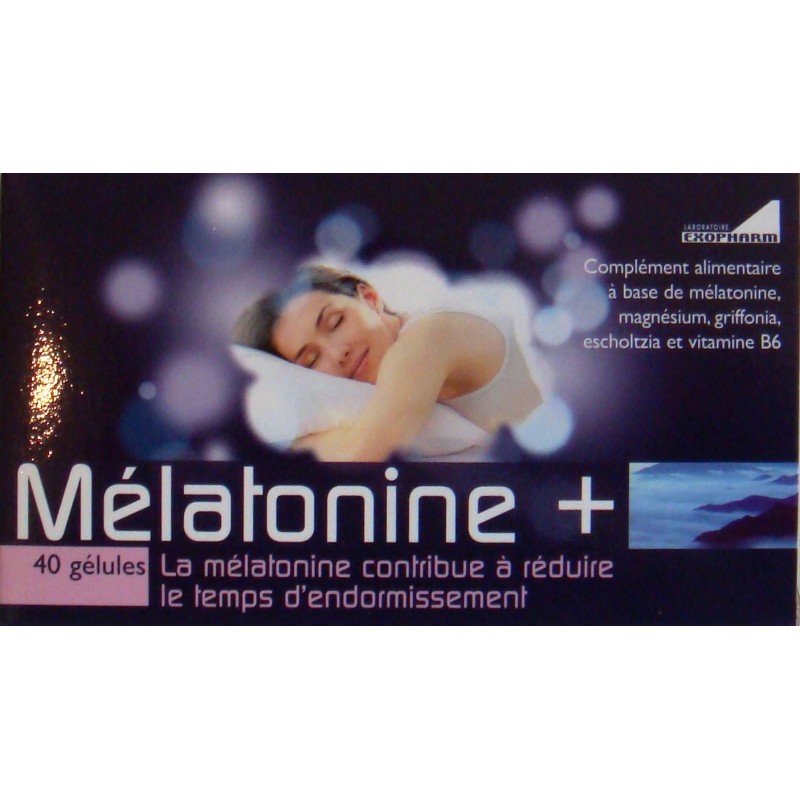 Mélatonine+ 40 gélules