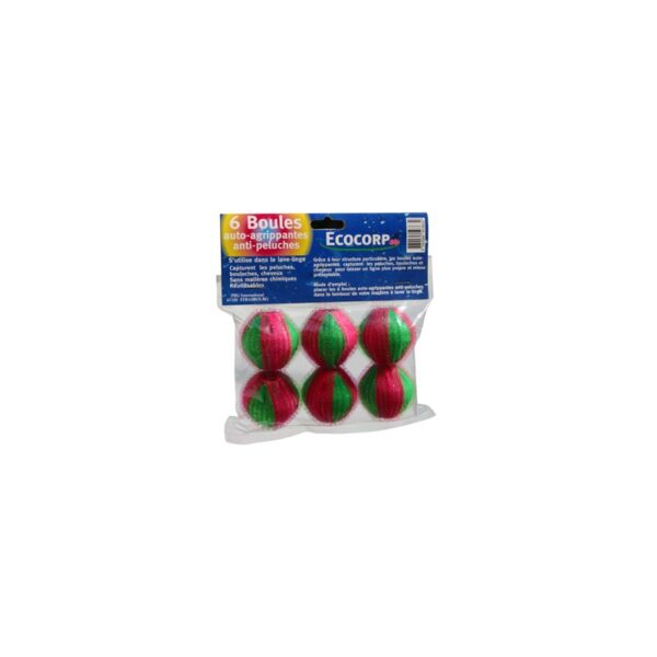 6 Boules d lavage auto-agrippantes anti-peluches 6 Boules d lavage auto-agrippantes anti-peluches