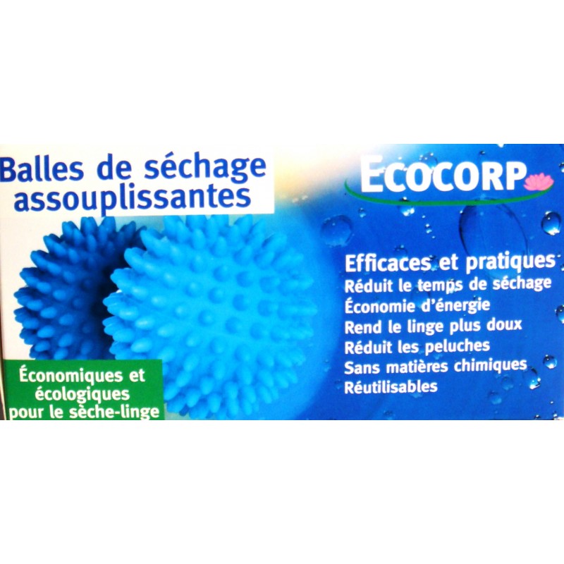 2 Balles de Séchage assouplissantes 2 Balles de Séchage assouplissantes