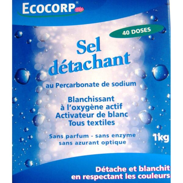 Sel Détachant au Percarbonate de Sodium 1 Kg - 40 doses Sel Détachant au Percarbonate de Sodium 1 Kg - 40 doses
