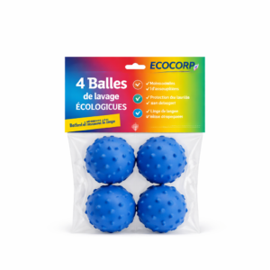 Balles de Lavage Écologiques – Lot de 4 | Accessoire pour améliorer l’efficacité du lavage