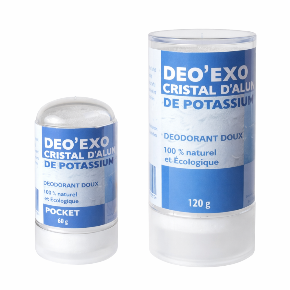 DEO’Cristal d’Alun de Potassium — Déodorant naturel 24h
