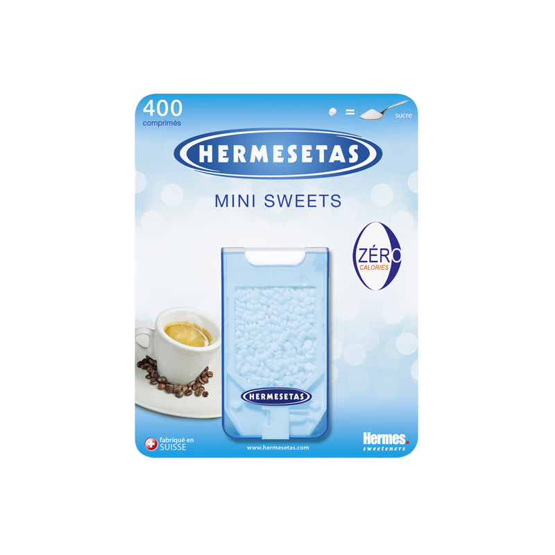 Hermesetas Mini Sweets 400 Comprimés Lot 4+1 offert