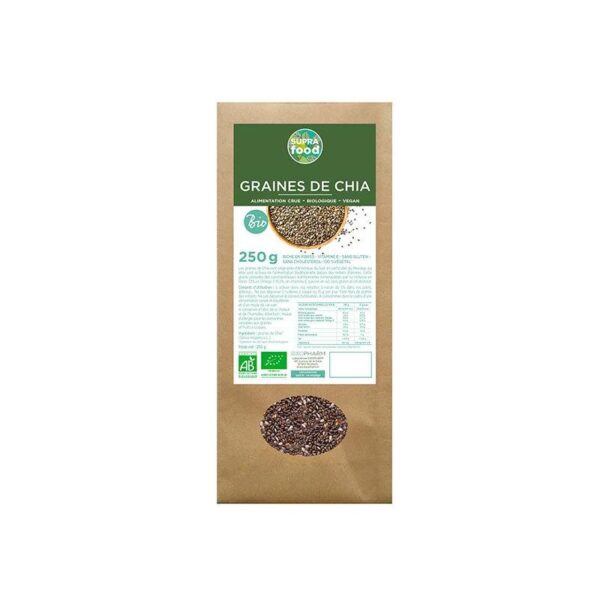 Graines de Chia Biologiques* 250 g Graines de Chia Biologiques* 250 g