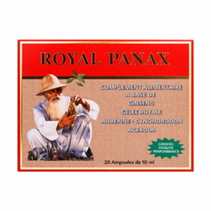 ROYAL PANAX Ampoules — Ginseng & Gelée Royale | Vitalité & Énergie