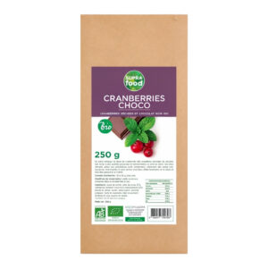 Cranberries Bio Chocolat Noir