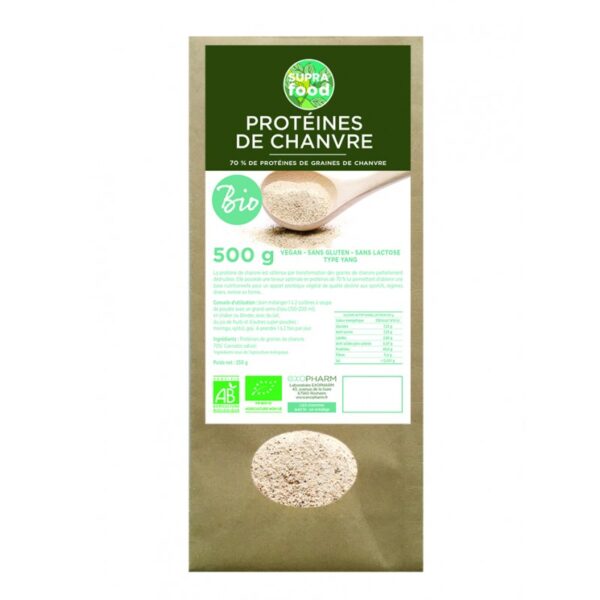 Protéines de Chanvre biologiques* 500g Protéines de Chanvre biologiques* 500g
