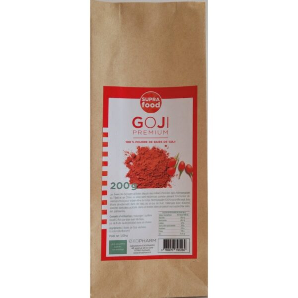 Goji 100% Pure poudre de baies 200g Goji 100% Pure poudre de baies 200g