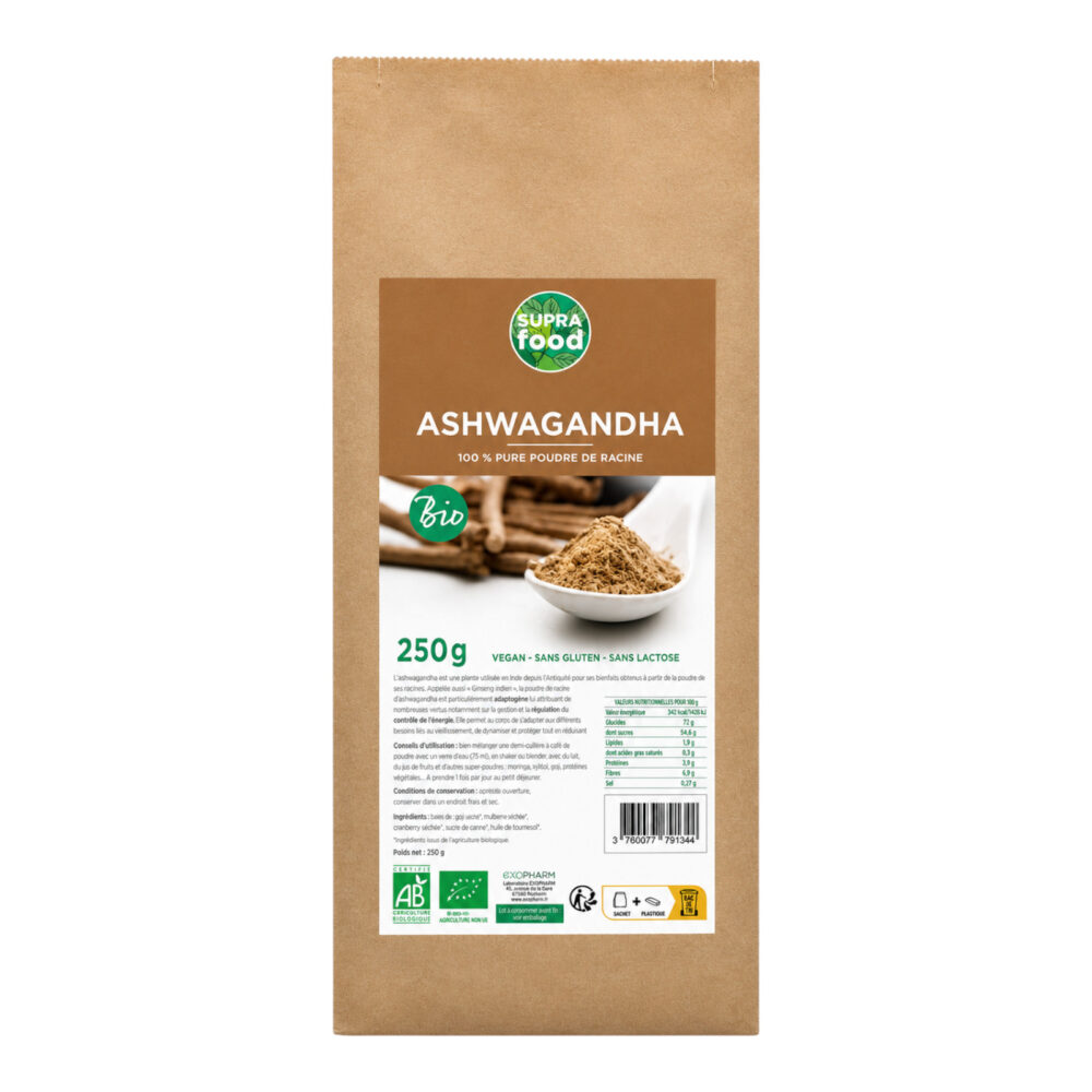 suprafood-ashwagandha-bio-250g.png Ashwagandha Bio en Poudre 250 g